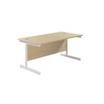 Jemini Single Rect Desk 1600 Maple