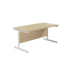 Jemini Single Rect Desk 1600 Maple