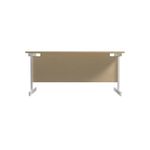 Jemini Single Rect Desk 1600 Maple