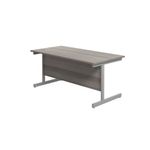 Jemini Single Rect Desk 1800 G/Oak