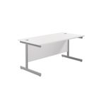 Jemini Single Rect Desk 1800 White
