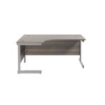 Jemini Rdl Lh Cantilever Desk G/Oak