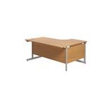 Jemini Rdl Lh Cantilever Desk N/Oak