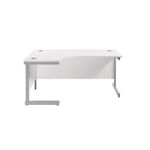 Jemini Rdl Lh Cantilever Desk White