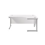 Jemini Rdl Rh Cantilever Desk White