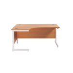 Jemini Rdl Lh Cantilever Desk Beech