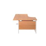 Jemini Rdl Lh Cantilever Desk Beech