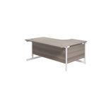Jemini Rdl Lh Cantilever Desk G/Oak
