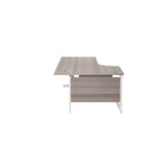 Jemini Rdl Lh Cantilever Desk G/Oak