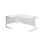 Jemini Rdl Lh Cantilever Desk N/Oak