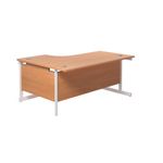 Jemini Rdl Rh Cantilever Desk Beech