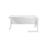 Jemini Rdl Rh Cantilever Desk White