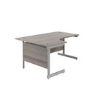Jemini Rdl Lh Cantilever Desk G/Oak