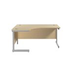 Jemini Rdl Lh Cantilever Desk Maple