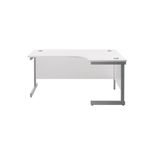 Jemini Rdl Rh Cantilever Desk White