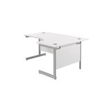 Jemini Rdl Rh Cantilever Desk White