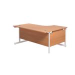 Jemini Rdl Lh Cantilever Desk Beech
