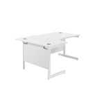 Jemini Rdl Lh Cantilever Desk White