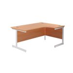 Jemini Rdl Rh Cantilever Desk Beech