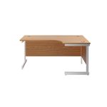 Jemini Rdl Rh Cantilever Desk N/Oak