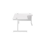 Jemini Rdl Rh Cantilever Desk White