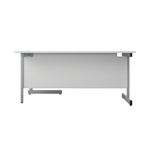 First Radial Rh Desk 1600 White/Slv