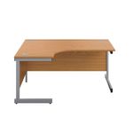First Radial Lh Desk 1800 Noak/Slv
