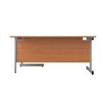 First Radial Rh Desk 1800 Beech/Slv