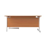 First Radial Rh Desk 1800 Bch/White