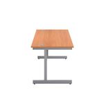 First Rect Desk 1200 Beech/Slv