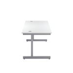 First Rect Desk 1200 White/Silver