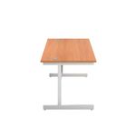 First Rect Desk 1200 Beech/White