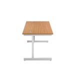 First Rect Desk 1200 Nova Oak/White