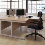 First Rect Desk 1400 Beech/White