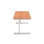 First Rect Desk 1400 Beech/White