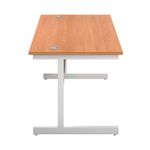 First Rect Desk 1800 Beech/White
