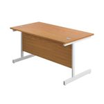First Rect Desk 1800 Nova Oak/White