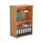 First 3 Shelf Wooden Bookcase Beech