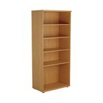 First 4 Shelf Wooden Bookcase Noak