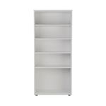 First 4 Shelf Wooden Bookcase White