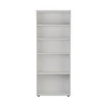 First 4 Shelf Wooden Bookcase White