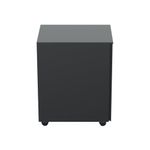 Jemini Slimline Pedestal Steel Black