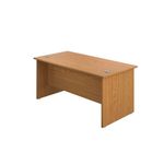 Jemini Rect Panel End Desk Nova Oak