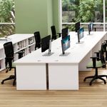 Jemini Rect Panel End Desk Beech