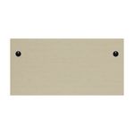 Jemini Rect Panel End Desk Maple