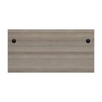 Jemini Rect Panel End Desk Grey Oak