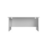 Jemini Rect Panel End Desk White
