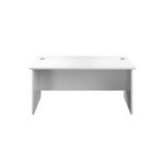 Jemini Rect Panel End Desk White
