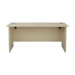 Jemini Rect Panel End Desk Maple