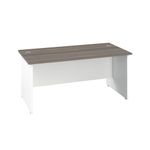 Jemini Rect Panel End Desk G/Oak/Wht